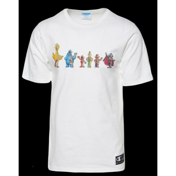 Champion x Jason Freeny Sesame Street Group T-shirt - Picture 1 of 6